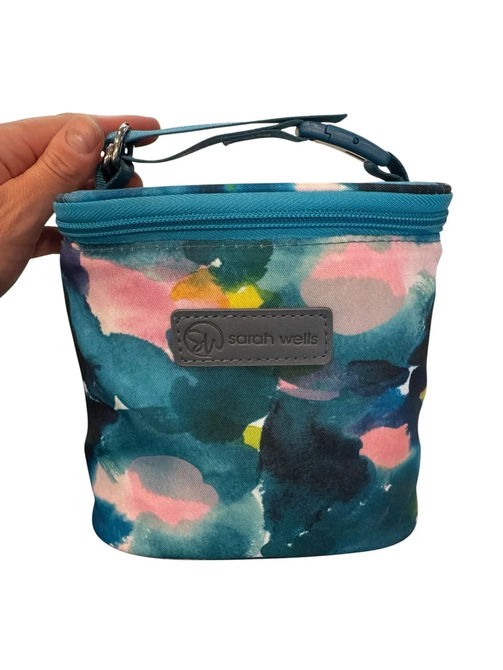 Sarah Wells Cold Gold Breastmilk Cooler with Ice Pack (Aq2uarelle)